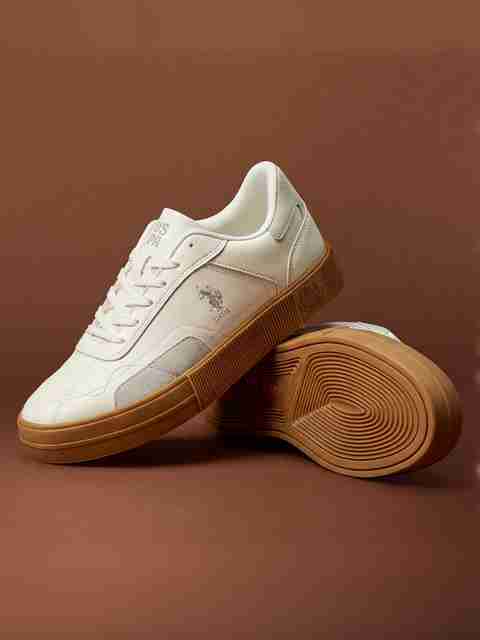 U.S. POLO ASSN. ZYRON Sneakers For Men (White , 10) - Image 5