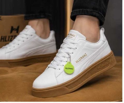 HLIZRAKZ Casual Sneakers Sneakers For Men (White , 7) - Image 4