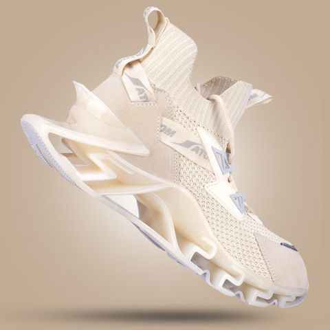ATOM Spring Edge Alpha 2 Sneakers For Men (Beige , 7) - Image 3