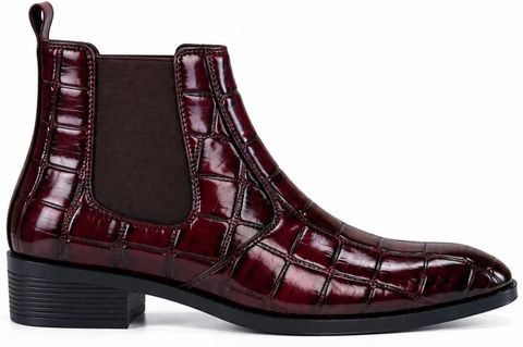 Layasa chelsea boots men Boots For Men (Maroon , 7) - Image 8
