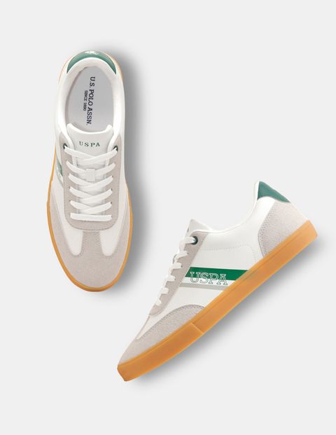 U.S. POLO ASSN. HAMET 2.0 Sneakers For Men (White , 8) - Image 6
