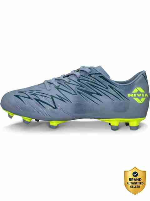 NIVIA Encounter 11 Stud Football Shoes (Grey, Size 8) - Image 5
