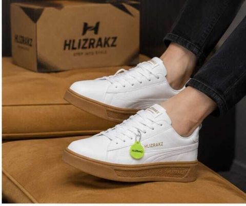 HLIZRAKZ Casual Sneakers Sneakers For Men (White , 7) - Image 5