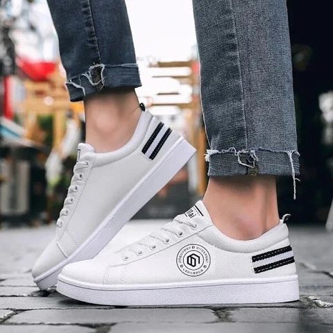 URBANBOX Sneakers For Men (White, Black , 7) - Image 4