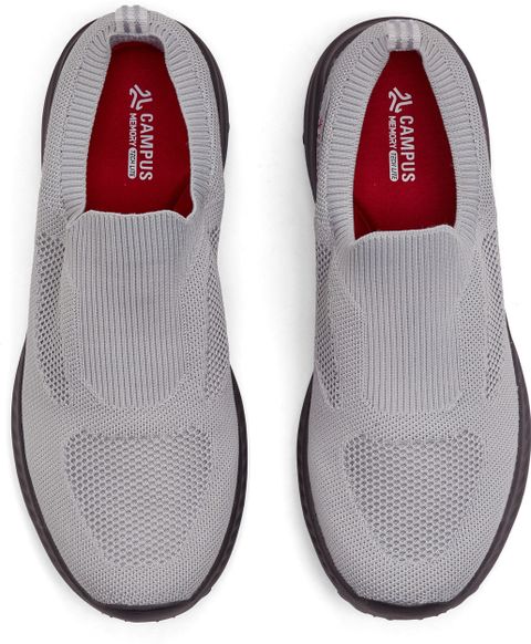 CAMPUS FRAME Walking Shoes For Men (Grey , 6) - Image 8