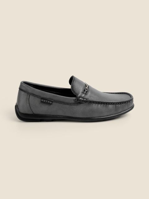METRO 71-511 Loafers for Men (Grey, Size 6) - Image 7