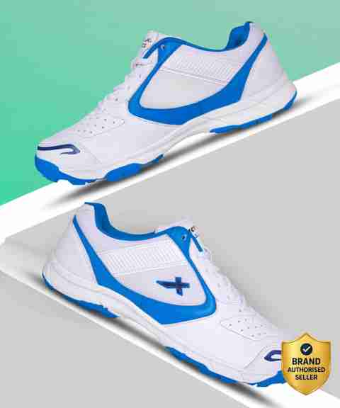 VECTOR X Pull Up Synthetic Leather Upper & Mesh | PVC & Rubber Sole For Allrounder Cricket Shoes For Men (Blue , 6) - Image 5