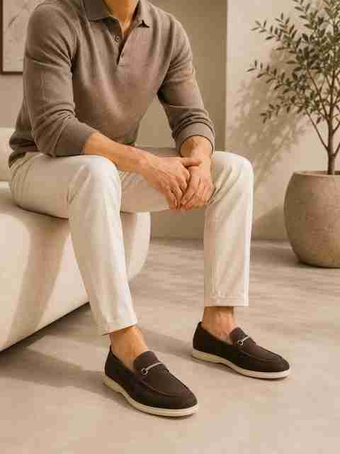 viblush Men's Casual Shoes Brown (UK 7) - Image 2