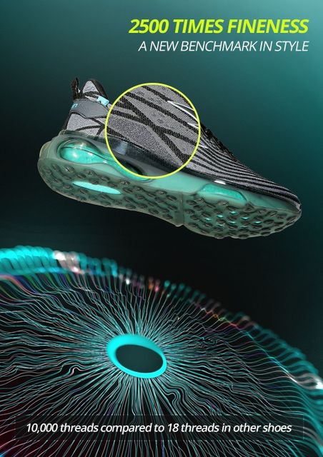asian Airweave-02 Grey Sneakers,Gym,Sports,Training,Stylish रनिà¤à¤ शà¥à¥ (à¤à¥à¤°à¥, à¤à¤¾à¤²à¤¾) - Image 8