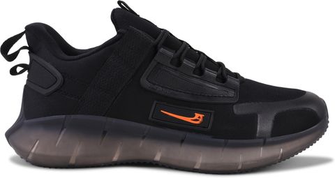 CLD NETFLIX Running Shoes for Men, Black-Orange, Size 6 - Image 7