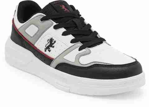RED TAPE Low Cut Lifestyle Sneakers for Men in Black Red | Lifestyle Sneakers Sneakers For Men (Black , 7) - Image 5