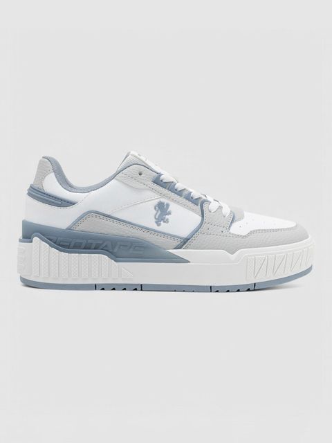 RED TAPE White Sneakers for Man | Lifestyle Casual Shoes for Boys | Sports Shoes Sneakers For Men (Blue, Grey , 6) - Image 3