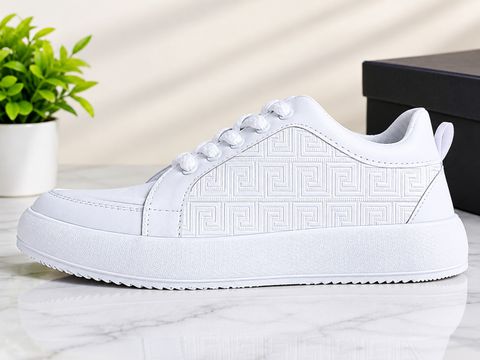 FooTken sneakers shoes Sneakers For Men (White , 6) - Image 6