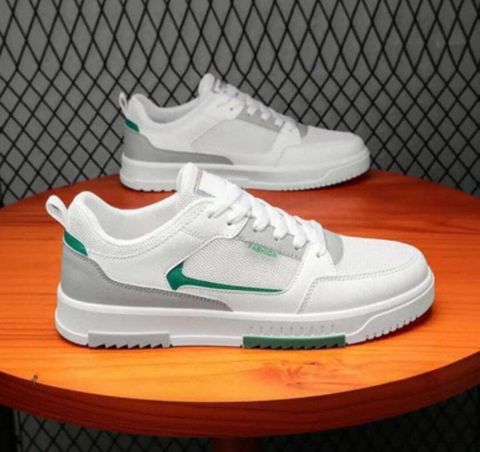 METIOR White Stylish Casual Shoes Sneakers For Men (White , 10) - Image 8