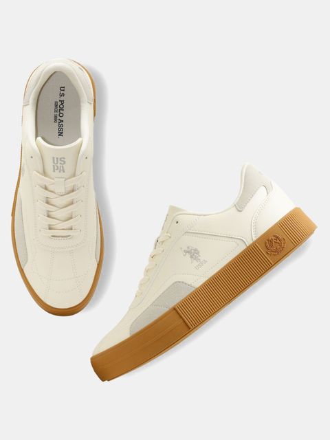 U.S. POLO ASSN. ZYRON Sneakers For Men (White , 10) - Image 6