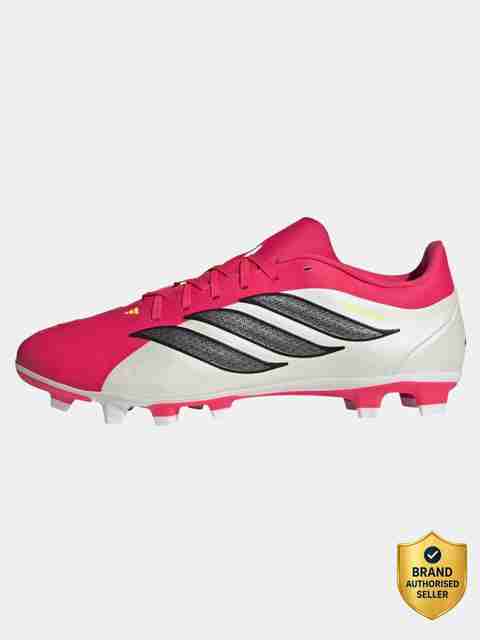 ADIDAS PREDATOR CLUB FG/MG Football Shoes For Men (Red , 11) - Image 5