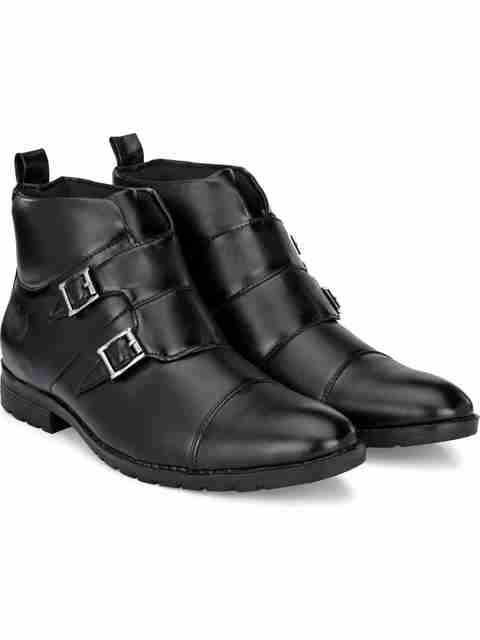 Vellinto Monk Strap For Men (Black , 7) - Image 5