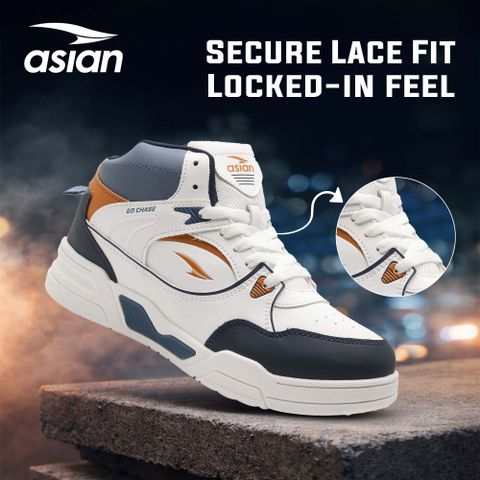 GAOページ asian tango-11 high top sneakers for men | stylish & sporty casual
