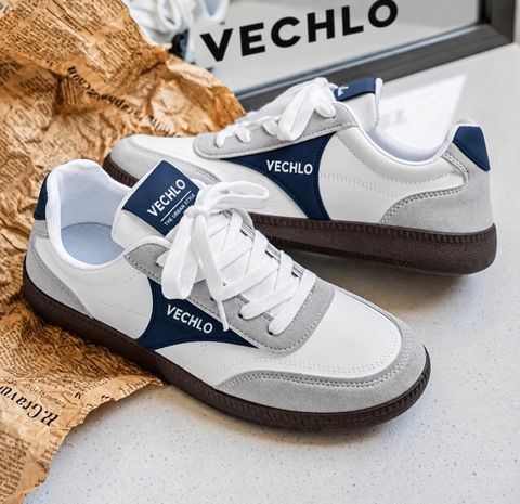 VECHLO Sneakers for Men (White, Size 7) - Image 6