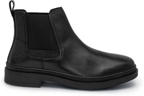 THOMAS CRICK Genuine Leather Chelsea Boots with Dual-Tone Finish and Enhanced Comfort Boots For Men (Black , 8) - Image 5