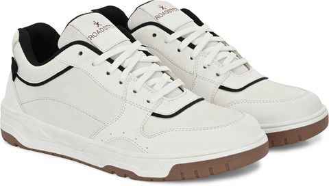 Roadster Men's Cool White Casual Sneakers | Everyday Fashion | Athletic & Comfortable Sneakers For Men (White , 6) - Image 8