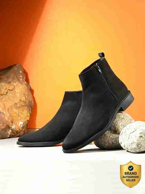Roadster Men's Black Boots (Size 10) - Image 2