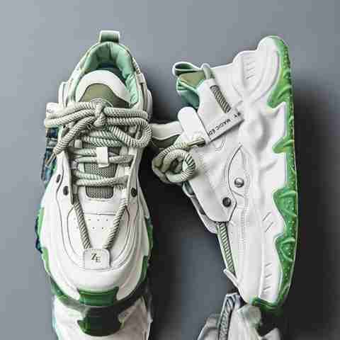 EVE AMERICAN Men's Performance Shoes (Green, Size 10) - Image 3