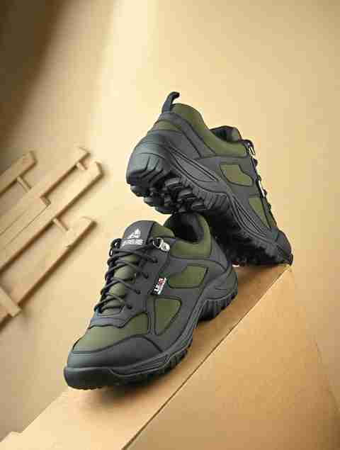 leo's Fitness Shoes for Men (Olive, 7) - Image 5