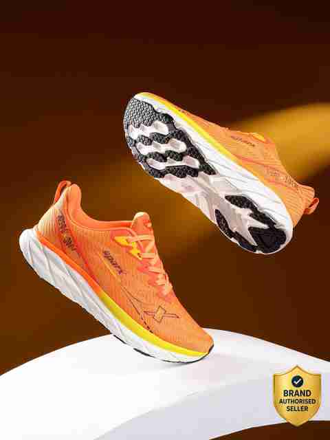 Sparx sm Lace Up For Men (Orange, Yellow , 7) - Image 5