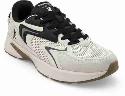 RED TAPE Low Cut Lifestyle Sneakers for Men in Beige Black | Lifestyle Sneakers Sneakers For Men (Beige, Black , 7) - Image 5