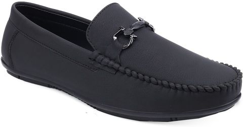 MR.WONKER Premium Metal Bit Slip-On Loafers Loafers For Men (Black , 10) - Image 6