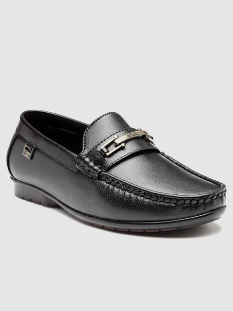 action DOTCOM DRIVE-102 Microfiber Classic Comfortable Retro Durable Casual Slip-On Loafers For Men (Black , 9) - Image 3