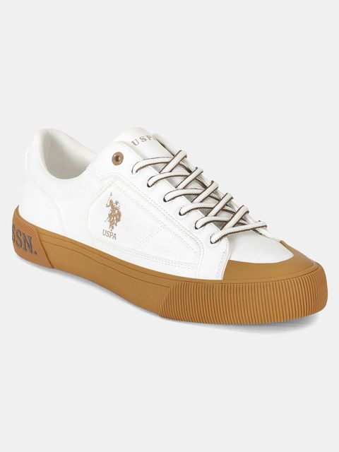 U.S. POLO ASSN. Sneakers For Men (White , 10) - Image 4