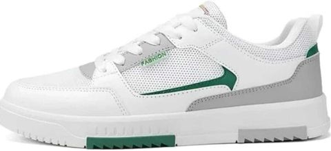 METIOR White Stylish Casual Shoes Sneakers For Men (White , 10) - Image 7