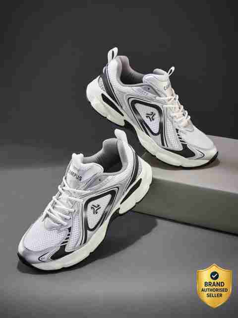 CAMPUS ENCORE Sneakers for Men, White, Size 7 - Image 5