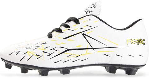 FEROC Wild FIRE Men's Football Shoes, White, Size 9 - Image 8
