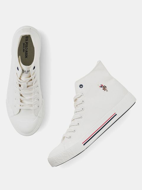 U.S. POLO ASSN. VLAIR 2.0 Sneakers, Off White, Size 10 - Image 6