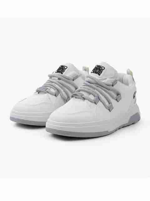 SOLETHREADS Trendy Sneakers for Daily Use Casuals For Men (White , 11) - Image 5