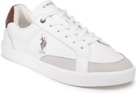 U.S. POLO ASSN. Men's White Sneakers (Size 10) - Image 6