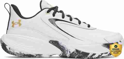 UNDER ARMOUR Lockdown 8 Basketball Shoes For Men (White , 7) - Image 5