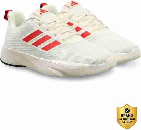 adidas Base X M Running Shoes (White, UK 7) - Image 5