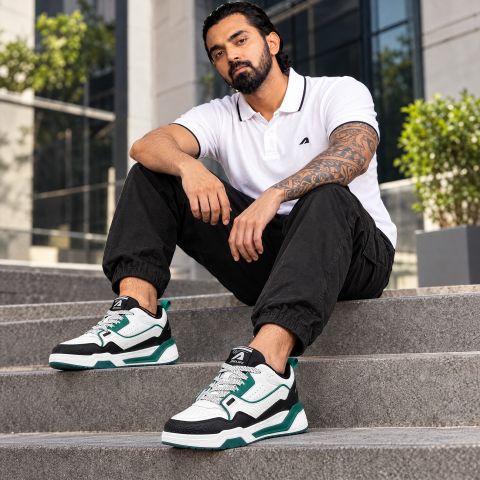 BOLDFIT RogueX Men's Casual Sneakers | Stylish Lace-Up Shoes Sneakers For Men (Multicolor , 9) - Image 6