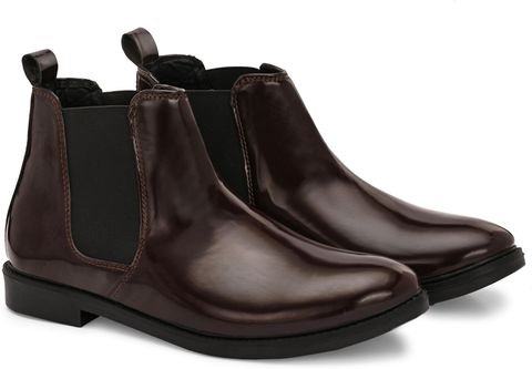 Pocy Shoes Men's Brown Chelsea Boots (Size 8) - Image 6