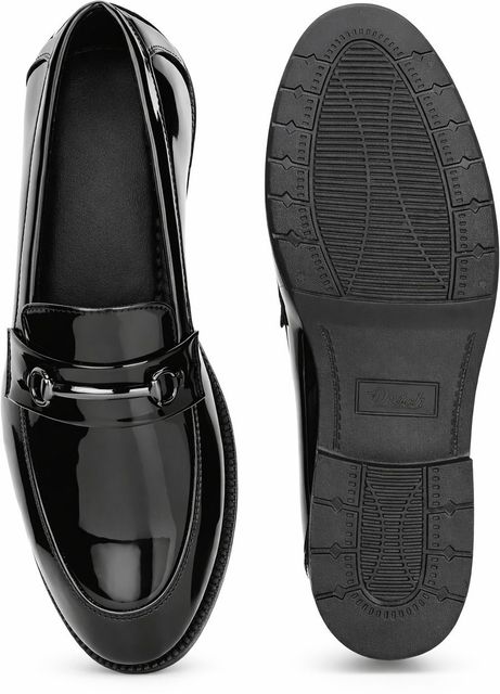 Armanecommers Party Wear For Men Loafers For Men (Black , 7) - Image 6