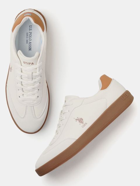 U.S. POLO ASSN. Sneakers For Men (Beige , 11) - Image 6