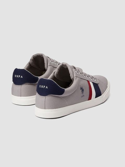 U.S. POLO ASSN. ABOR 3.0 Sneakers for Men (Grey, Size 6) - Image 7