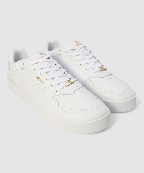 PUMA Court Classic Lux Sneakers, White, Size 11 - Image 8