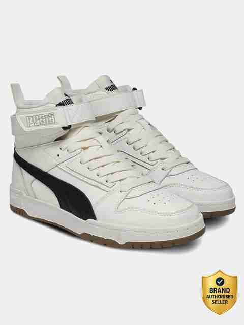 PUMA Court Shatter Mid Sneakers (White, UK 8) - Image 5
