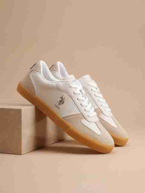 U.S. POLO ASSN. Sneakers For Men (Beige , 9) - Image 5