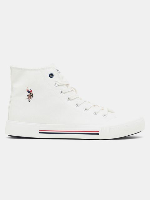 U.S. POLO ASSN. VLAIR 2.0 Sneakers, Off White, Size 10 - Image 8